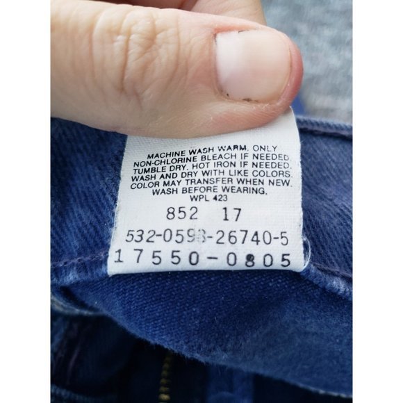 Vintage 90s Levis Tapered Leg Mom Jeans‎ - Picture 4 of 5